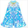 Girls' Mermaid Sequin Shawl - Elsa Princess Cloak