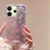 Pink Love Heart Water Texture Phone Case for Xiaomi Redmi Note 14 13 Pro Plus 13C 13T 14T A5 13 Poco C65 C71 Silicone Back Cover