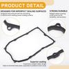 Car Transmission Filter Oil Pan Gasket Engine Oil Pan Gasket Seal No.3516850010 for Lexus GS350 2014-2015 for Lexus GS460 2007-2011 1 Set
