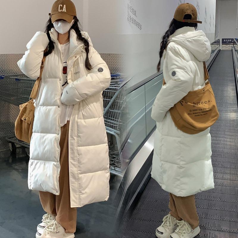 Thickened bread clothes, down cotton-padded clothes, women's loose medium and long winter coats, and new cotton-padded jackets.