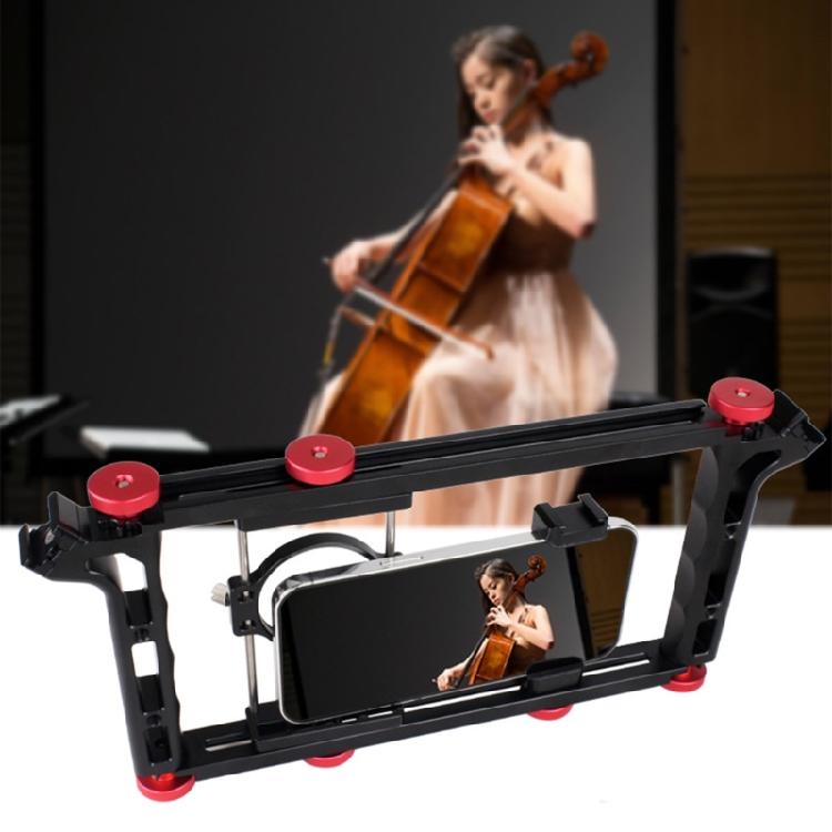 Smartphone Video Rigs Phone Rabbit Cage for Cinematic Creation Live Streaming, Durability Aluminum Vlog Expanding Frame