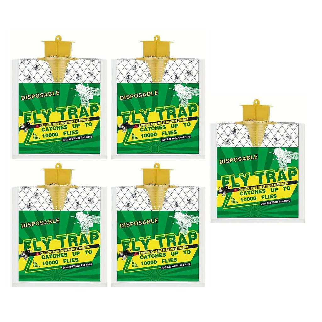Einweg-Fliegenfalle für den Außenbereich, tragbar, leistungsstark, für den Bauernhof
