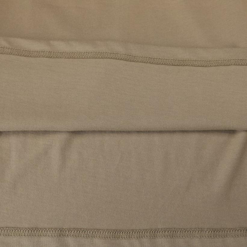 Nike Sportswear 3D Shadow Effect Printed Solid Color Short Sleeve Dress Women Dresses Khaki CU5173-342