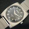 RARE VINTAGE SEIKO HAND-WINDING 6602B JAPAN MENS BLACK DIAL WATCH a703939-1 R213g-a703939
