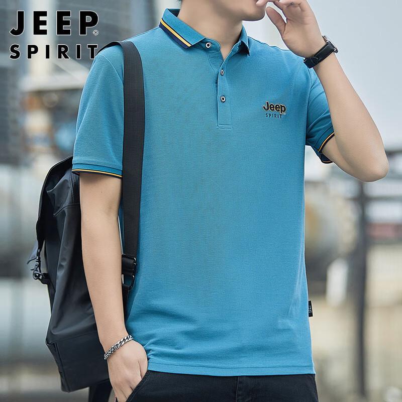 JEEP SPIRIT Men s Summer Polo T-Shirt M