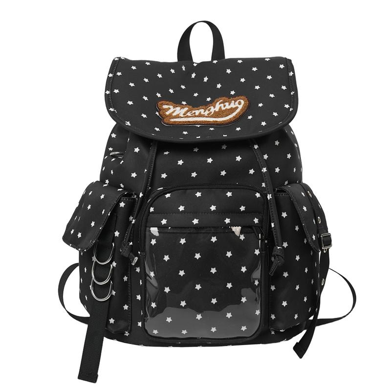 Print Backpack Women's Backpack College Style Schoolbag