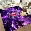 1PC Toul-ouse Crest Design Floor Mat for Living Room, Game Rooms, Office, Bedroom, Office Floor Mat Playful Design, Christmas Fan Gifts