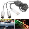 70.9in MIDI Cable to USB IN OUT Converter Cable with Indicator Light FTP Processing Chip Metal Shell