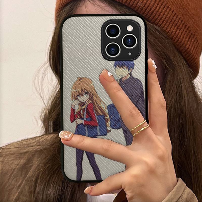 Toradora Taiga aisaka Phone Case Hard Leather Case for iPhone 11 12 13 Mini Pro Max 8 7 Plus SE 2020 X XR XS Coque