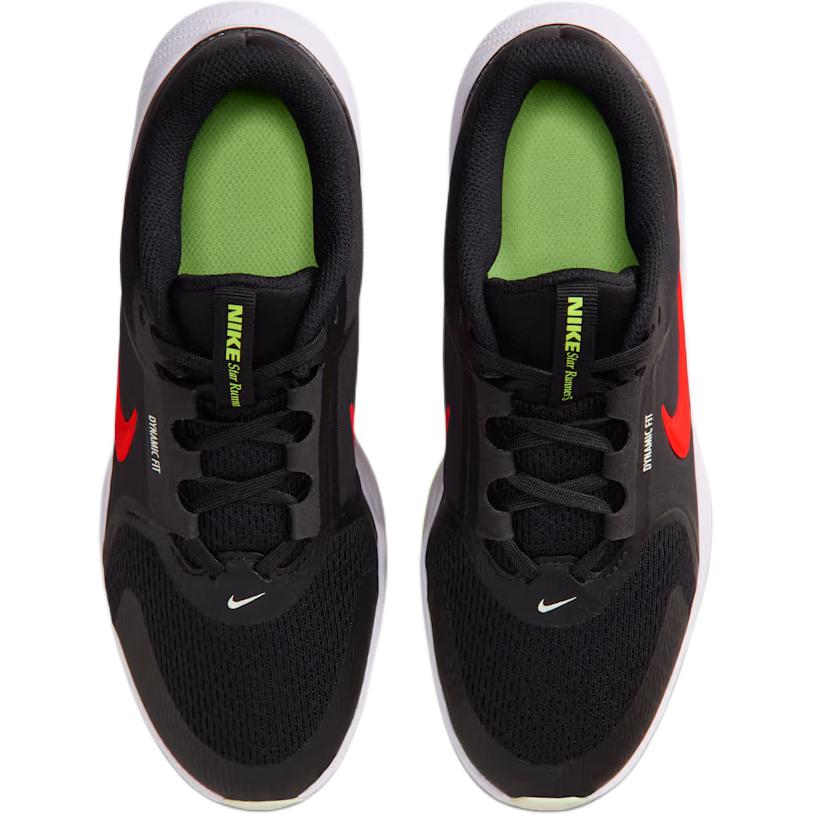 Nike Star Runner 5 GS Black Anthracite Kids Sneakers Volt-Tint Bright-Crimson HF7004-010