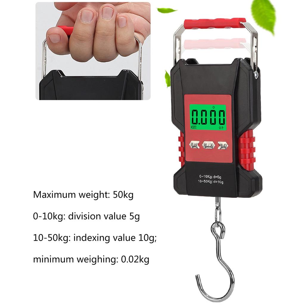 Portable Digital Luggage Weight Scale,Black