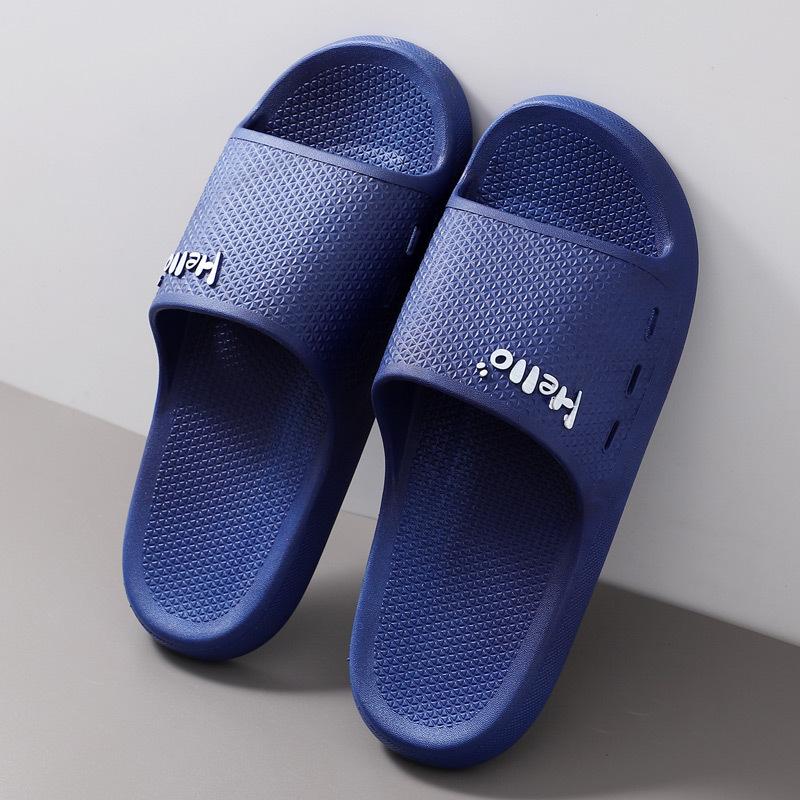 Damen Sommerschuhe einfach, Herren weiche Hausschuhe, rutschfeste Sandalen für Paare Badezimmer, bequeme Outdoor-Strandschuhe für Erwachsene