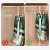 Gifts Short Neck Trouser Clip Non-slip Rainbow Colors Short Neck Trouser Rack Traceless Household Trouser Hanger