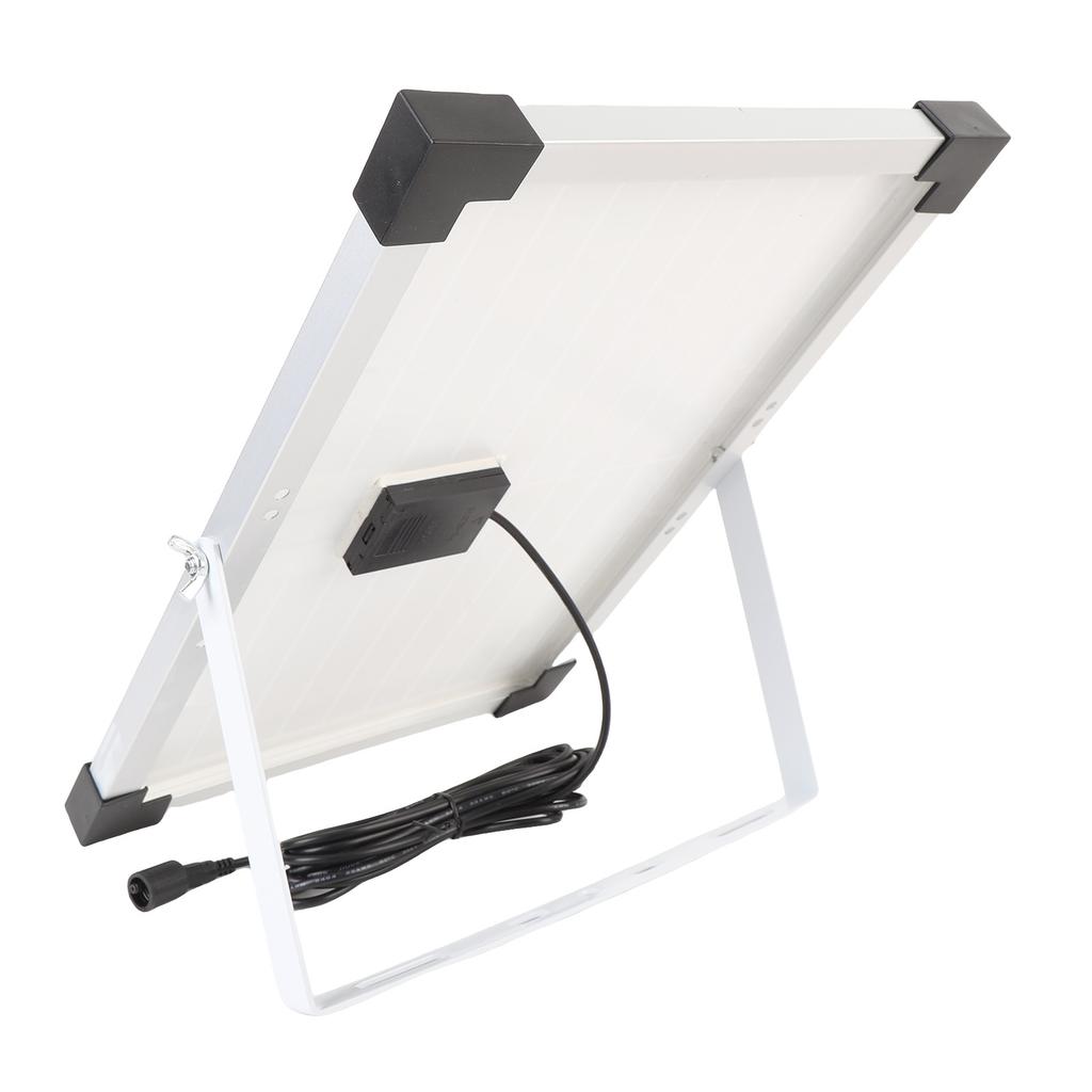 Solar Exhaust Fan Kit 10W Solar Panel Dual Ventilation Fans with 4400mAh Battery and Controller for Greenhouse Shed