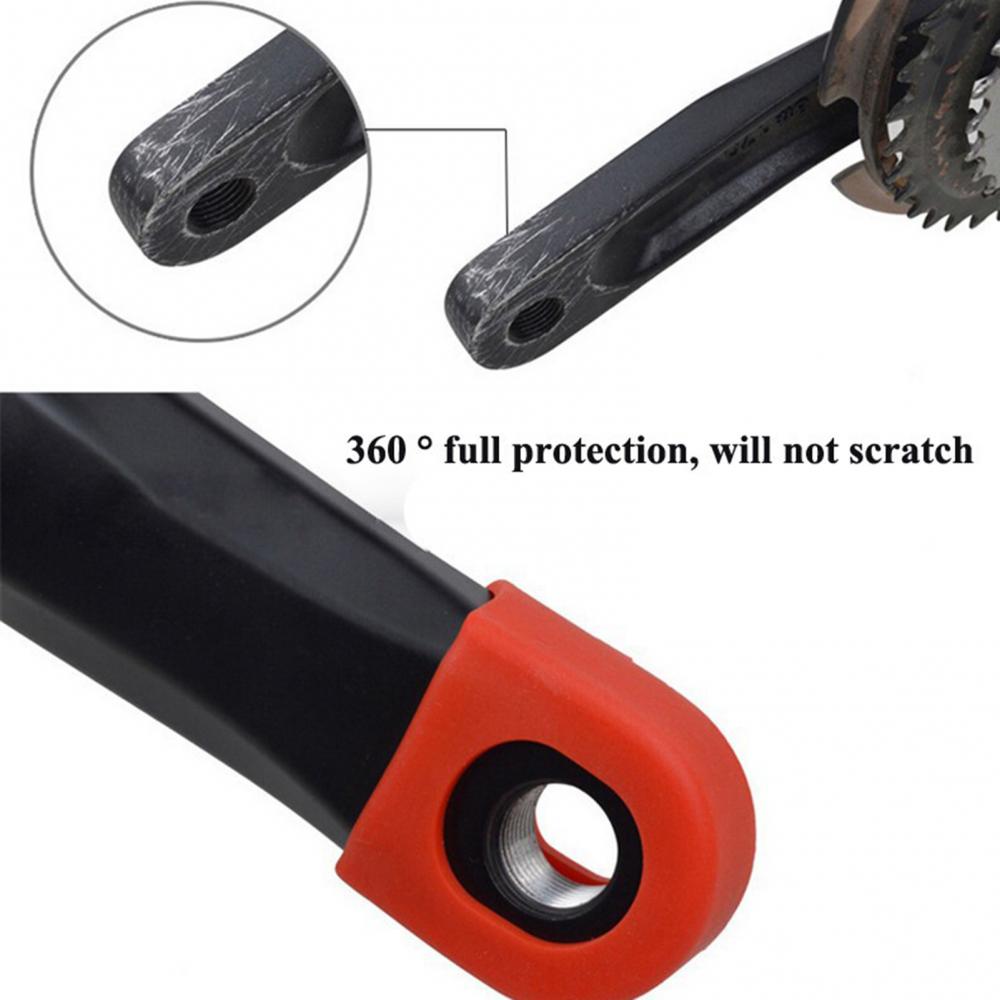 Protective Crankset Crank Cover Crank Crankset Protector Protector Cover 2Pcs Wear-Resistant MTB Bike Bicycle Protectors Covers