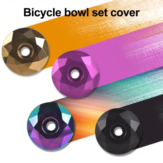 31.8MM Bicycle Headset Top Cap with Bolt CNC Aluminum Alloy MTB Mountain Road Bike Front Fork Stem Top Cover Bike Accessories