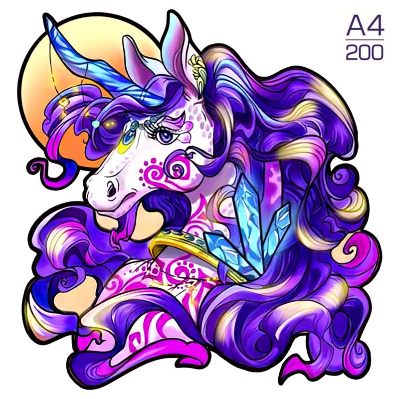 Panda A3 A4 A5 Wooden Puzzle For Adults Children Wood DIY Crafts Animal Shaped Holiday Gift Wooden Jigsaw Home Decoration