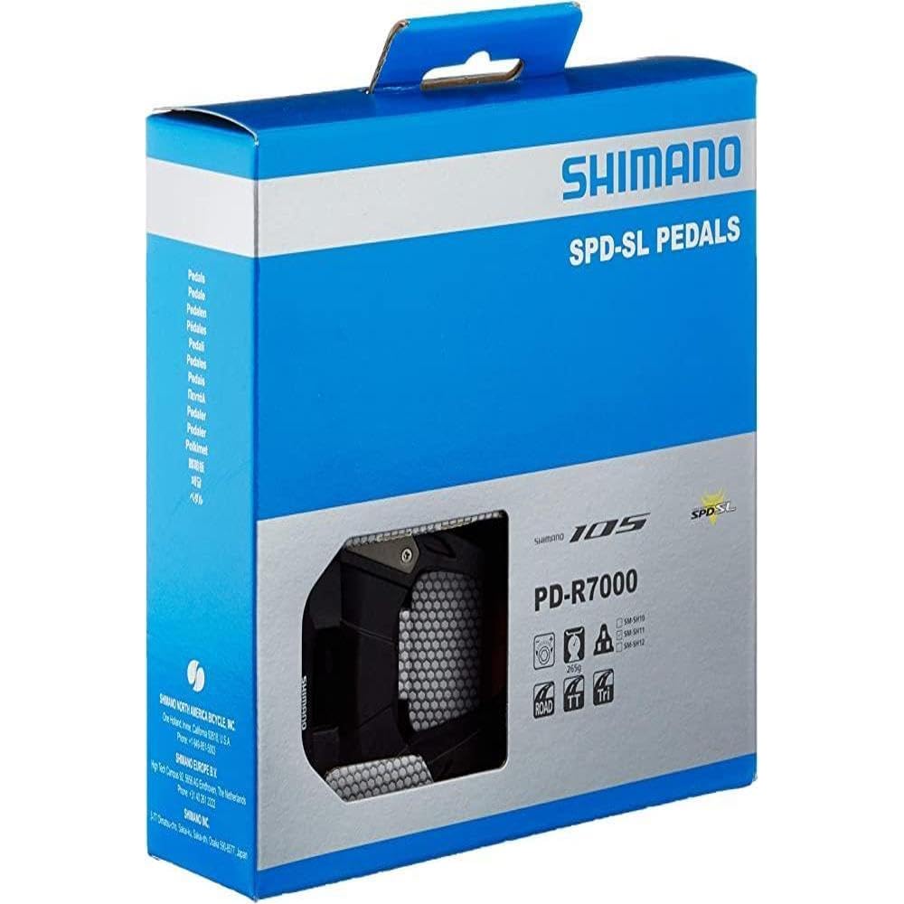 Shimano PD-R7000 Black Pedals with Lightweight Design and Durable Construction