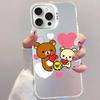 Rilakkuma Phone Case For iPhone 16 15 14 13 12 11 Pro Max X XR XSMAX 8 7 Plus Matte Shockproof Back Cover
