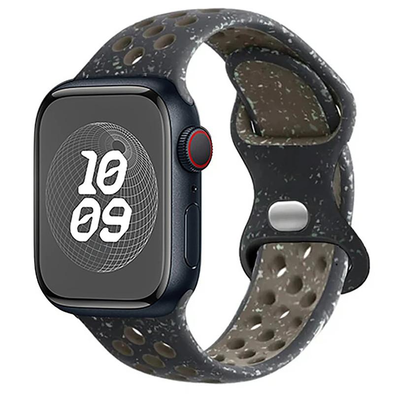 Sport Strap Colored Particles Rubber Band for Apple Watch 49mm 46mm 45mm 44mm 42mm 41mm 40mm  for IWatch 11 10 9 8 7 6 5 4 3 SE