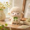 Cute 2027 Lamb Statue Resin Craft Desk Decor Cartoon Sheep Year Figurine  Desktop