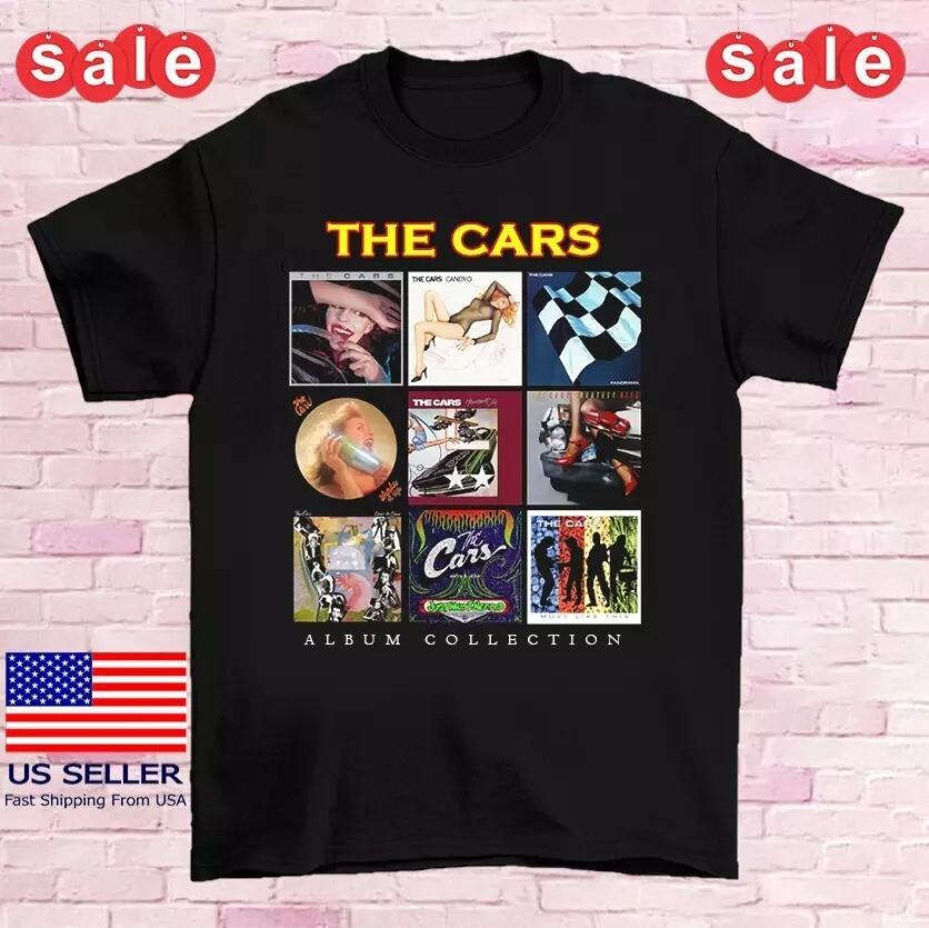 The Cars Band ALBUM COLLECTION Unisex T-Shirt Full Size Unisex T-Shirt XXL