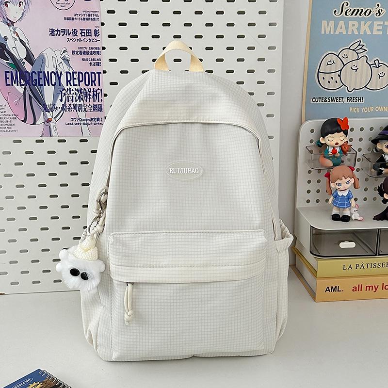 New Versatile Large-capacity Schoolbag for Women Ins Simple and Versatile Japanese Junior High School Students Leisure Travel Backpack for Women