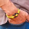 Nueva Pulsera de hombre de 4mm, Brazalete de cuerda de la suerte para hombre, regalo para novio, Brazalete de supervivencia al aire libre, Pulsera Masculina de cadena