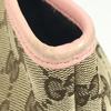 GUCCI 271101 GG Papagallo parrot Tote Bag with Charm Hand Bag pink/Beige