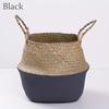 Straw Woven Flower Pot Basket - New Grass Planter for Indoor Outdoor & Multi-Use Dirty Basket