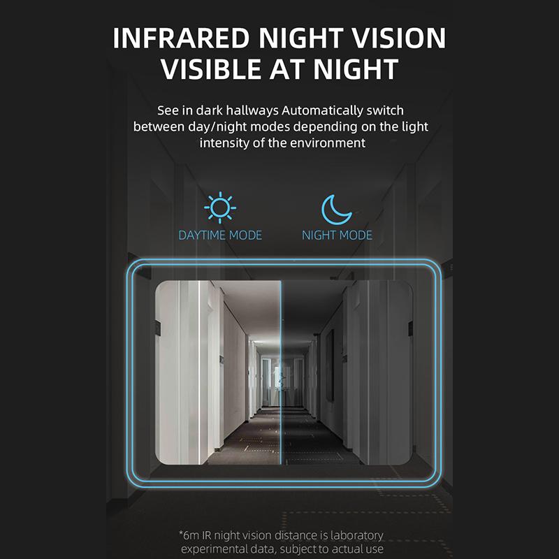 Smart Video Doorbell With Solar Charging, Wireless Hd Camera, Waterproof Rain Cover, Two-Way Audio, Real-Time Mobile Monitoring