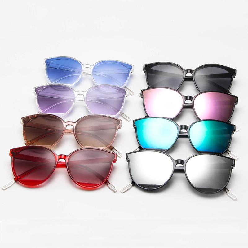 Classic Retro Cat Eye Sunglasses Gradient Mirror Uv400 Protection Luxury Vintage Fashion Female Sun Glasses Outdoor