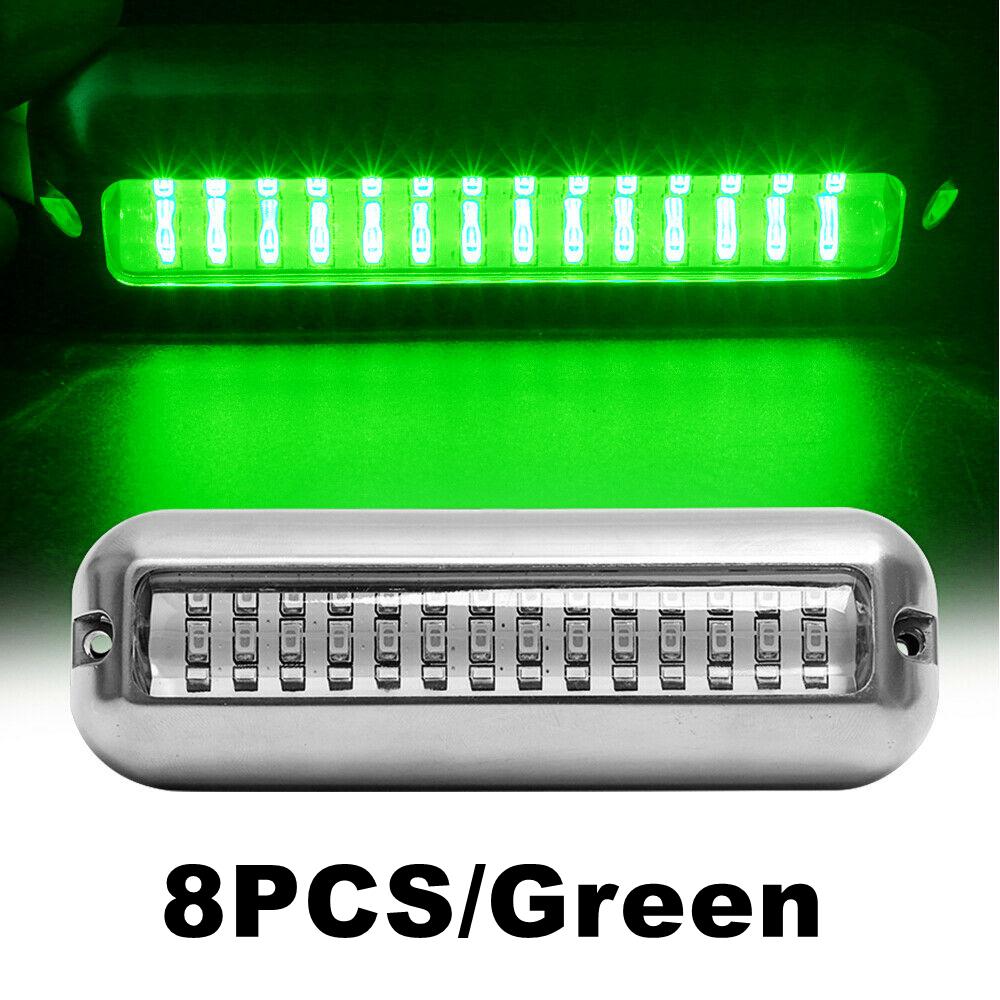 

8PCS Underwater Light For Boats Speedboat Boat Lights 42 LED Navigation Lighting Boat Marine Transom Light RVS Yacht Accessories