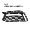 Voor 2016-2019 G30 G31 G38 BMW 5 Serie M Sport Auto Voorbumper Mistlamp Frame Lichten Grille Gaas 51118068339 51118068340