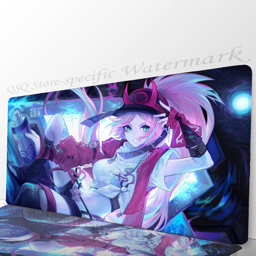Rapa Animated Game Honkai Star Rail Mousepad Mouse Mat Desk Mat With Pad Gaming Accessories Prime Gaming XXL Keyboard Pad Padd