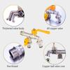 1 in 2 Out Brass Faucet with Handle Washing Machine Tap Dual Purpose Mop Pool Water Taps for Outdoor Garden Bathroom
