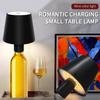 Table Lamp LED Touch Sensor Desktop Night Light Rechargeable Wireless Reading Lamp For Hotel Bar Restaurant Bedroom Decor Lights