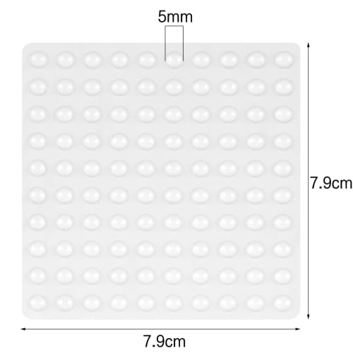 FINGOOO Cushion Rubber Non-Slip Rubber Feet Stickers, 100 Teardrops, Door Stops, Furniture Doors, Shelves, Cushioning, Anti-Vibration, Impact, Scratch