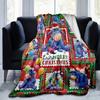 1pc. Christmas Eeyore Plush Blanket, Festive Home Decor, Office Throw, Outdoor Gift for Kids and Adults (80x120 cm)