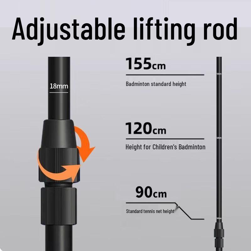 Portable Badminton & Pickleball Net Stand
