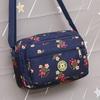 Floral Oxford Cloth Crossbody Bag for Women - Versatile Canvas Bag for Moms and Seniors