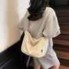 Japanese Casual Nylon Shoulder Bag Design Sense Niche Commuter Bag Women's Large-capacity Solid Color Retro Tote Bag