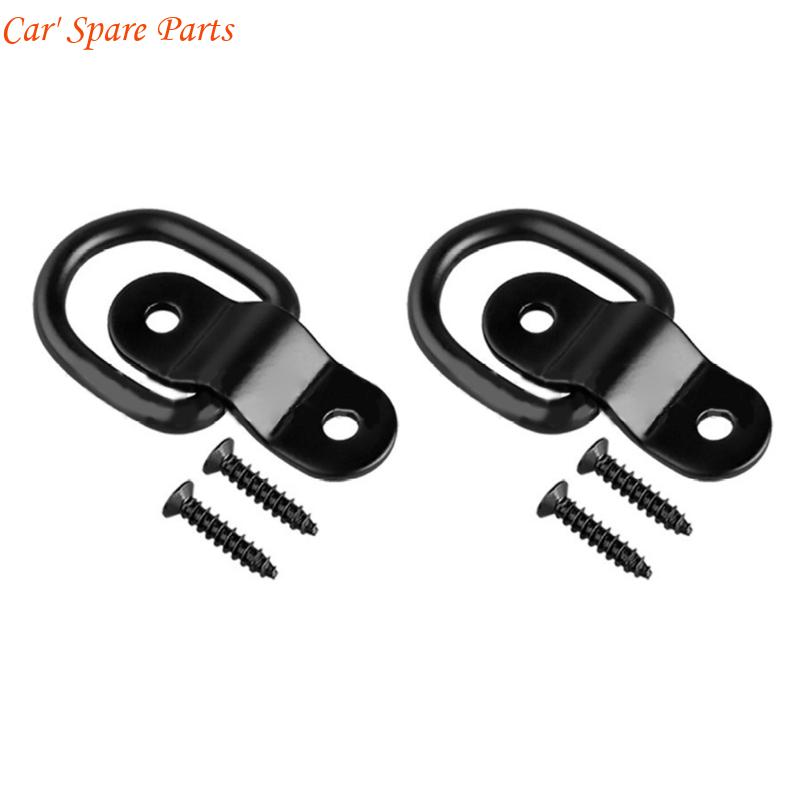 Y4UA Reinforced Trailer Door D Rings Hook Trailer Tie Down Anchors Locking Mechanism With Rustproof Black Finish
