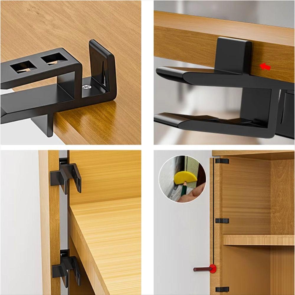 Panel Alignment Wardrobe Closure Jig Set Plastic Wardrobe Closing Board Clip Carpentry