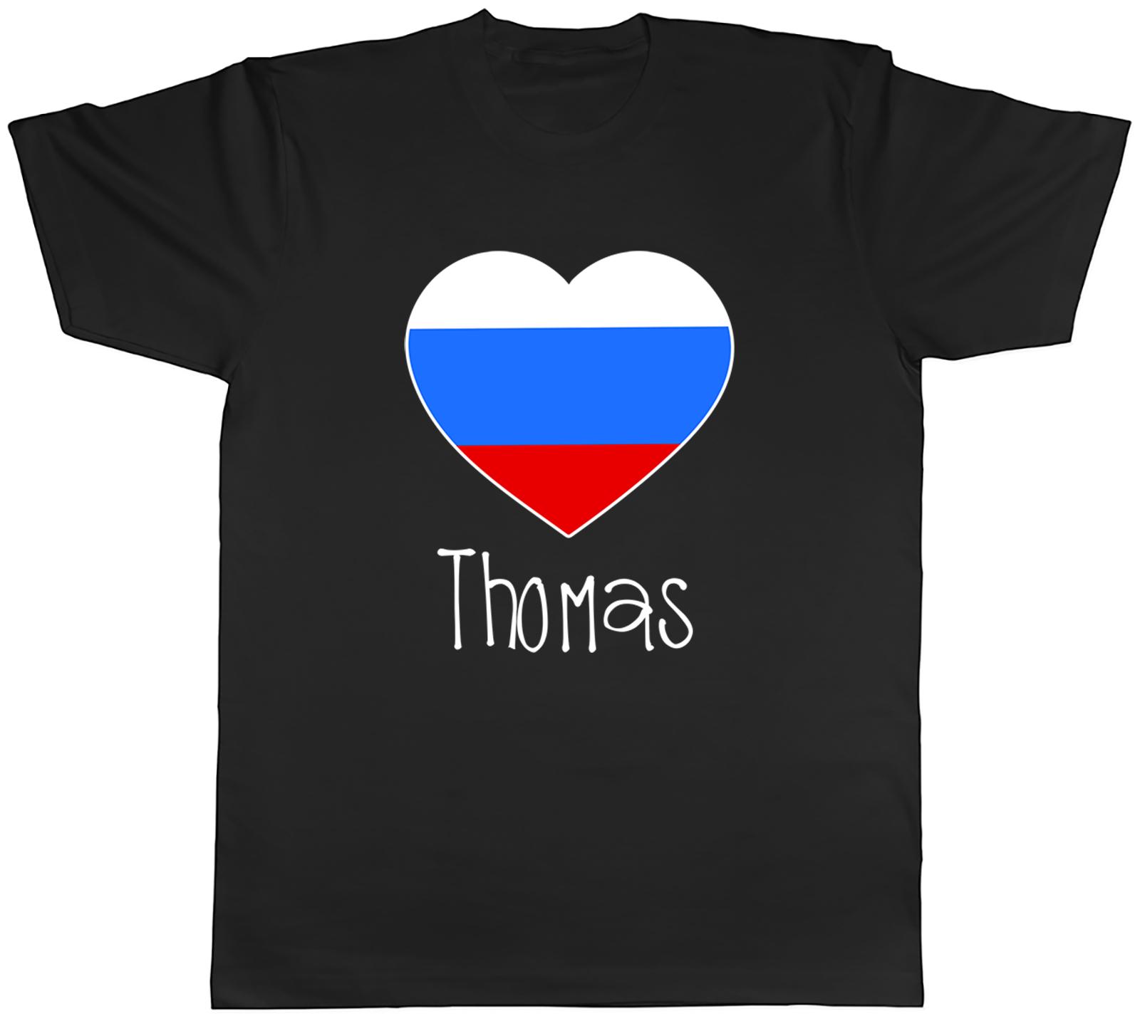 Personalised Love Russia Football Fan Supporter Mens TShirt Tee Gift Top S