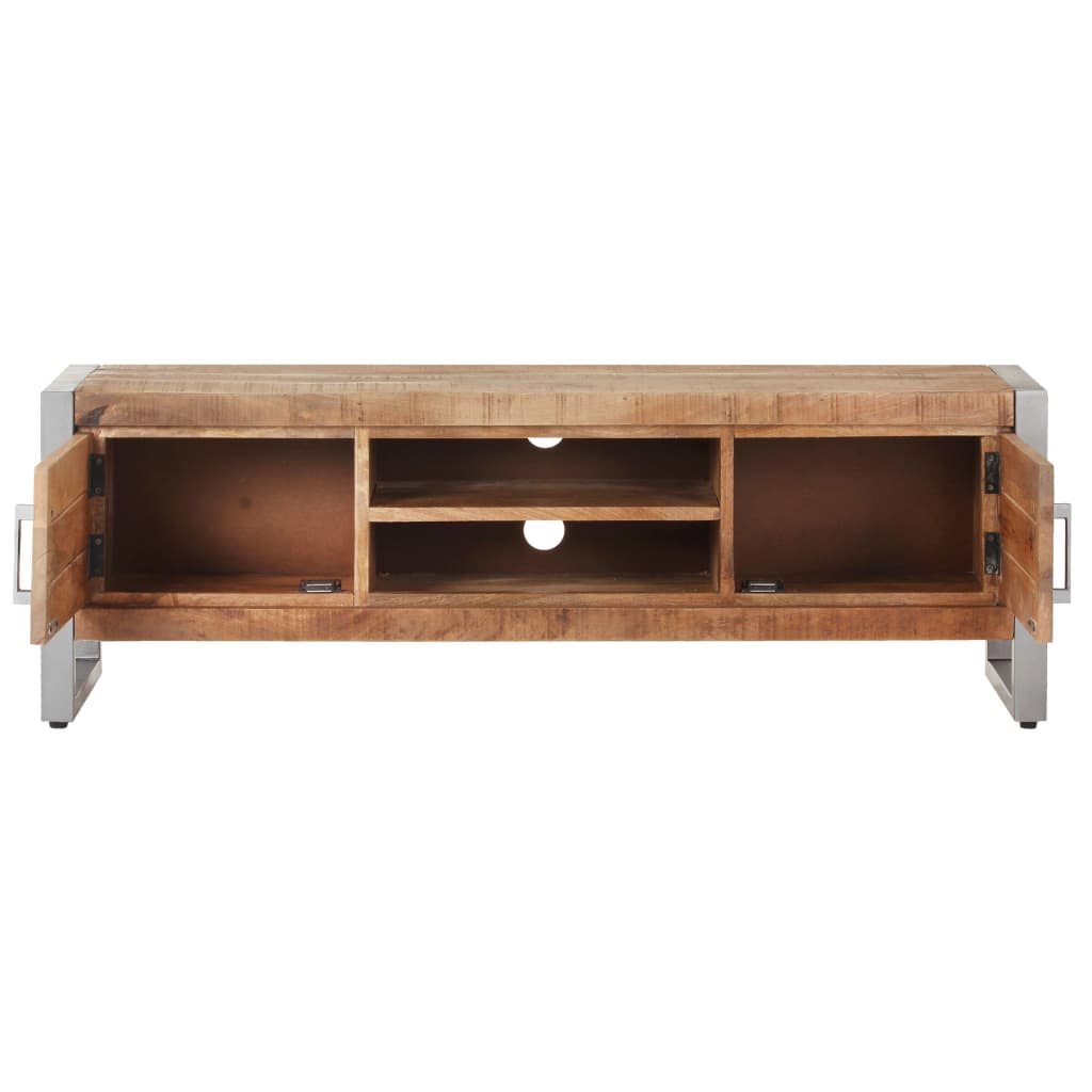 TV Stand 120 x 30 x 40 cm Rough Mango Wood