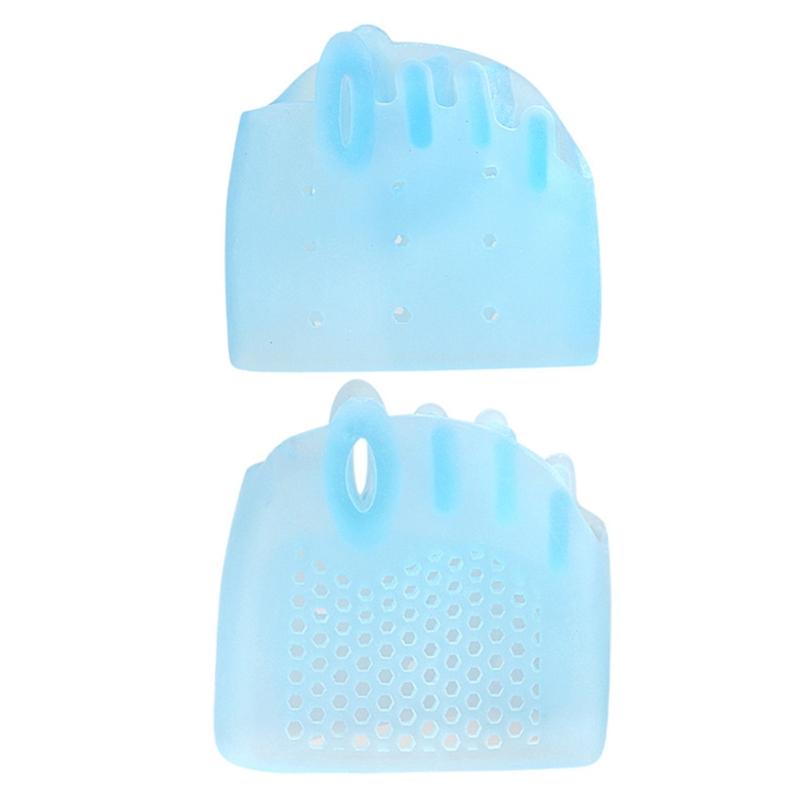 2Pcs Gel Toe Spacers for Women and Men Ball of Foot Cushions Toe Separators Pads for Blister Prevention and Pains Relief