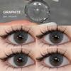 -1.00~-8.00 Natural Color Contact Lenses with Diopter Prescription Lenses for Eyes Colored Eye Lenses Beauty Pupils Contact Lenses for Vision