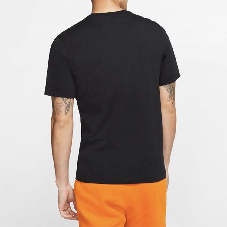 Nike Pánské tričko s krátkým rukávem s fotopotiskem Černé CK4281-010