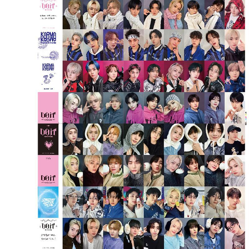 Skzoo Stray Kids DOIT KARMA Pop Up Fotokort Hyunjin Bang Chan Han Idol Samlarvärda Merch-Kort För Fans Samlarpresent